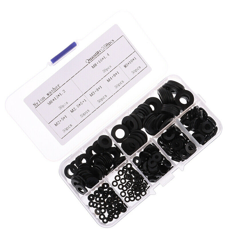 350 nylon flat gasket Plastic washers boxed M2/M2.5/M3/M4/M5/M6.Z1BDAU