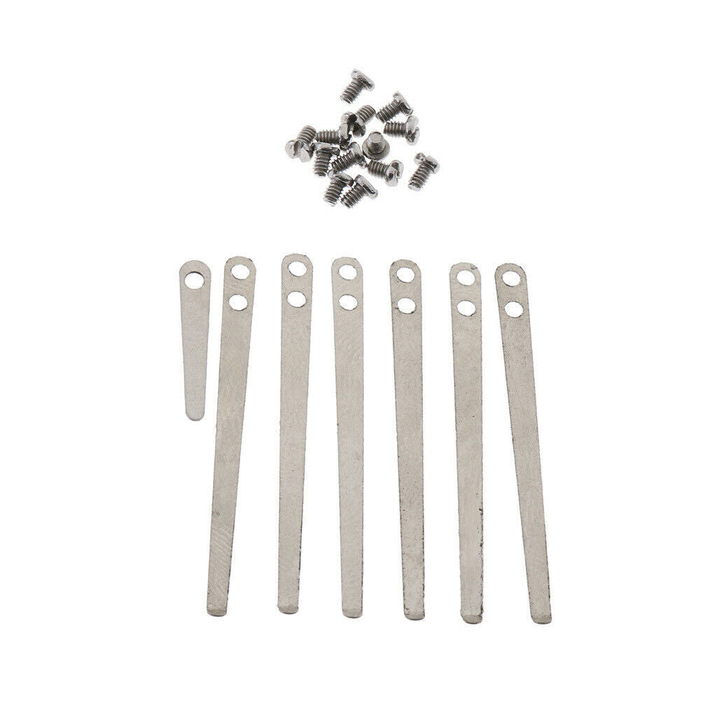 1 Pack Metal Woodwind Instrument Clarinet Springs Leaf with Screws for