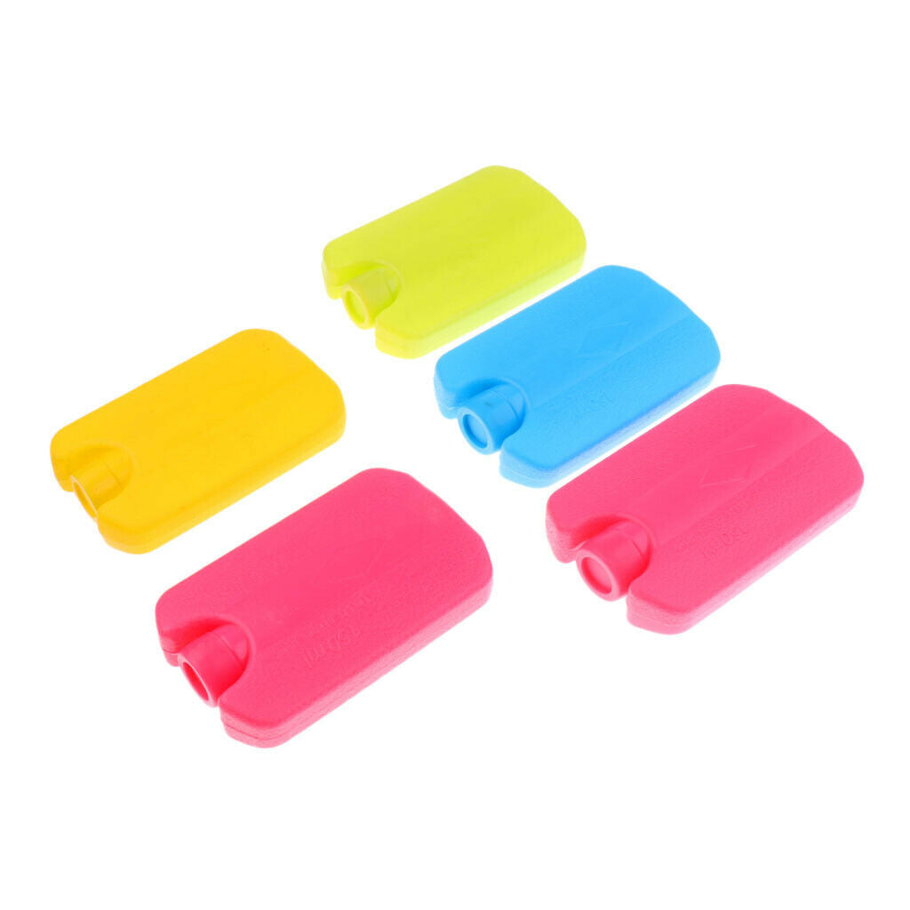 5 Pieces Portable Reusable Plastic Ice Blocks Freezer Cool Pack Cooler Box Bag