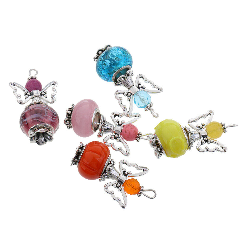 Hot 35pcs Angel Wing Charms Multicolor Butterfly Wing Pendants Hanging