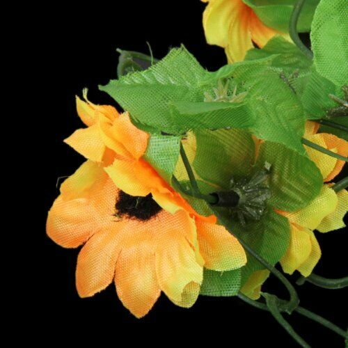 Artificial sunflower garland flower vine for Home Wedding Garden Decoration D5T6