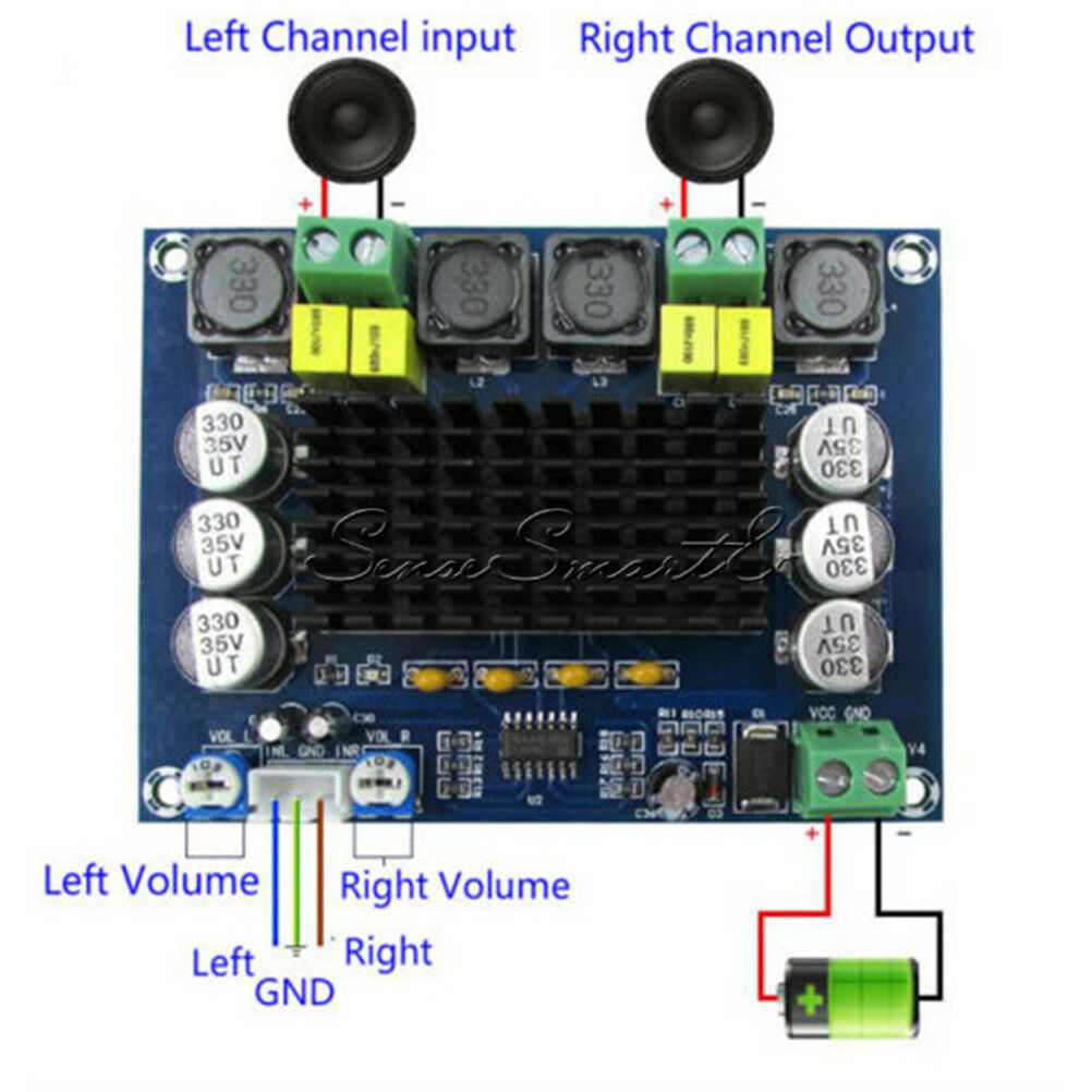 TPA3116 D2 120W+120W dual-channel stereo digital audio power amplifier12V-26V DD