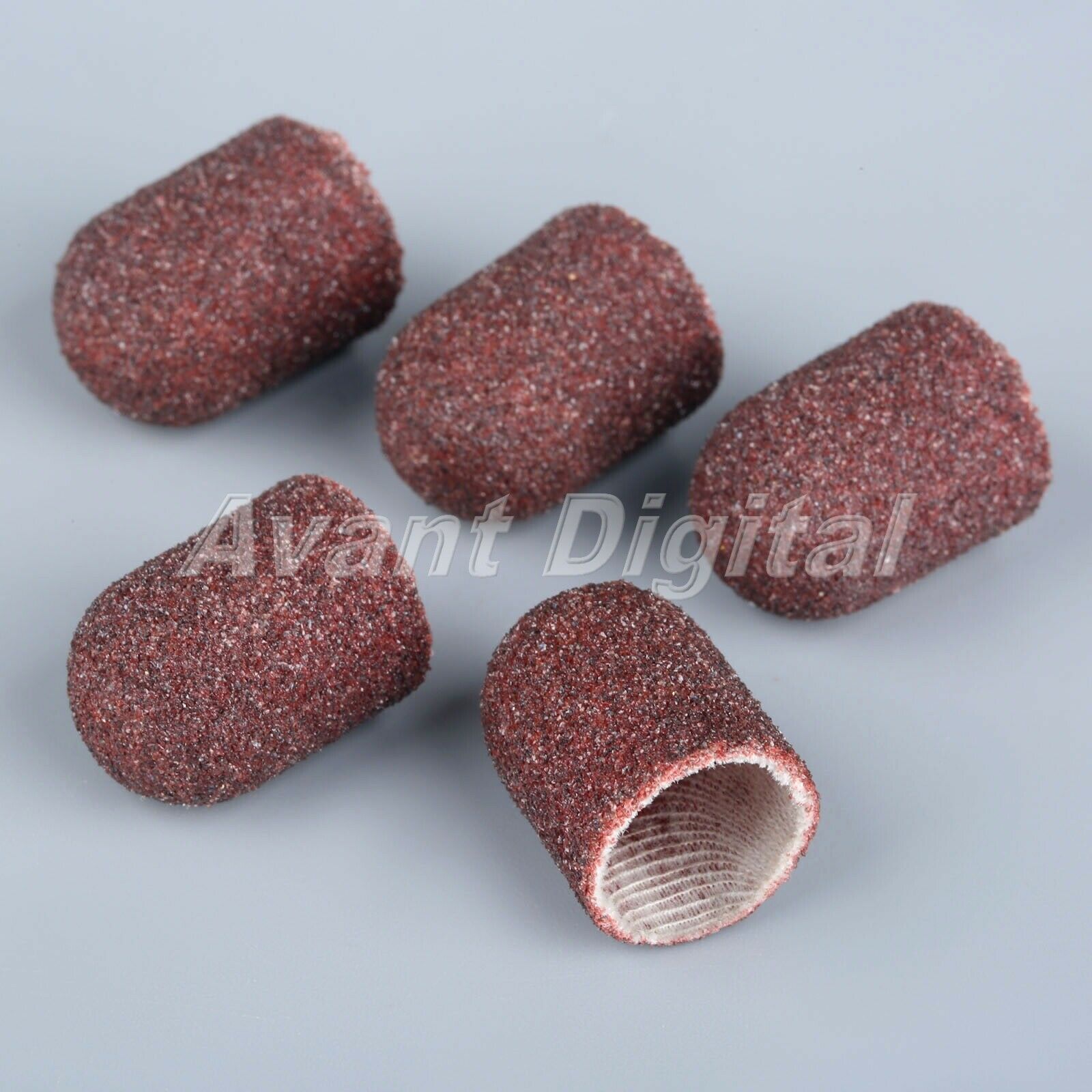 5Pcs Sanding Caps Machine Replacement Bits Pedicure For Callus Removal Nail File