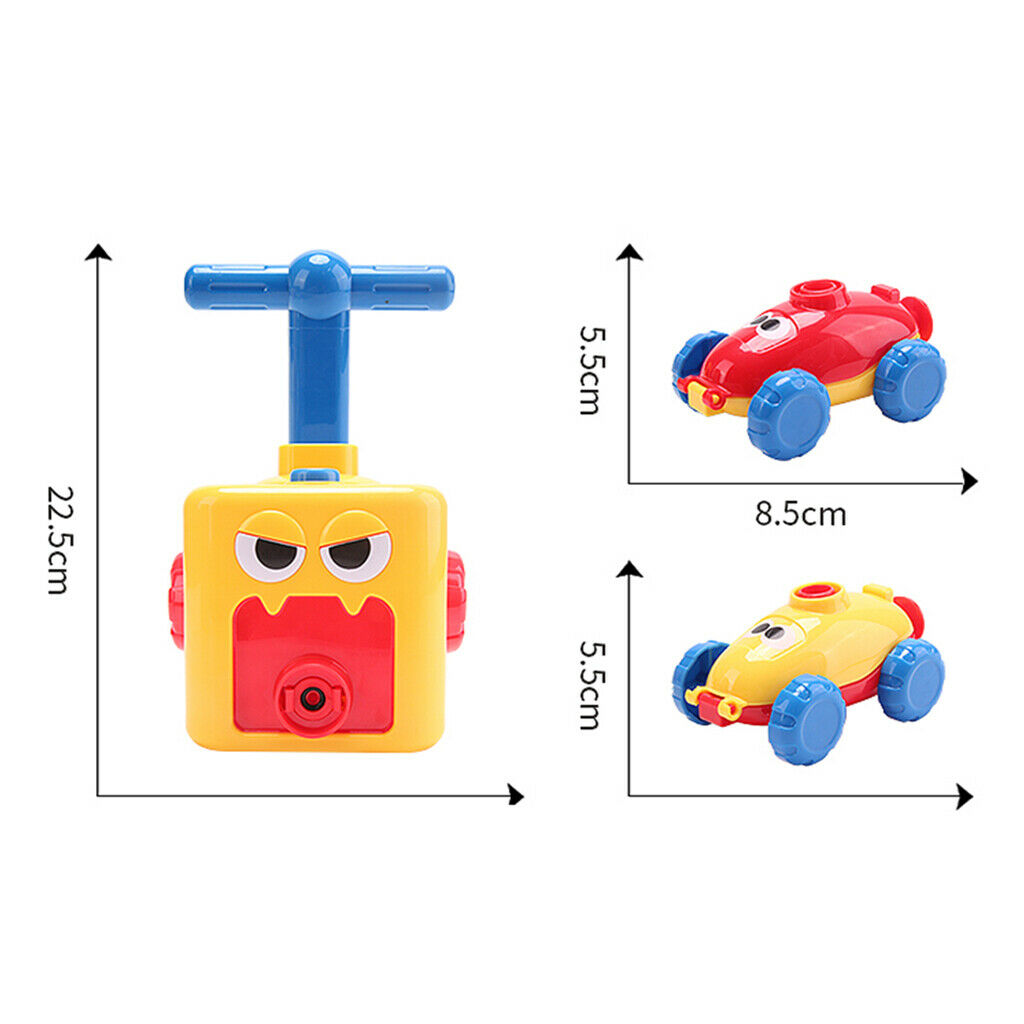 Children's Inertial Power Balloon Car Educational Game Set Toddler Learning