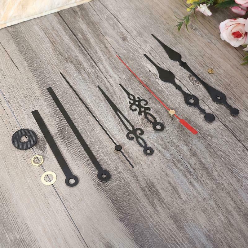 Clock Movement Set with Different Size Clock Hands Retro Mechanism DIY Kit Parts