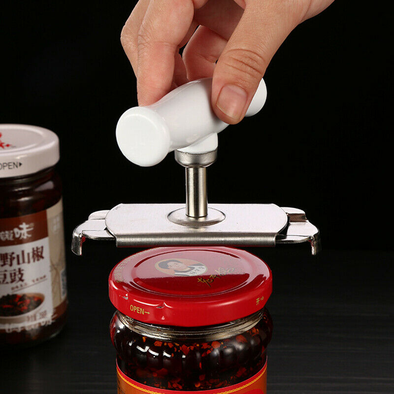 Manual Stainless Steel Easy Can Jar Opener Adjustable Cap Lid Tool Kitch.l8