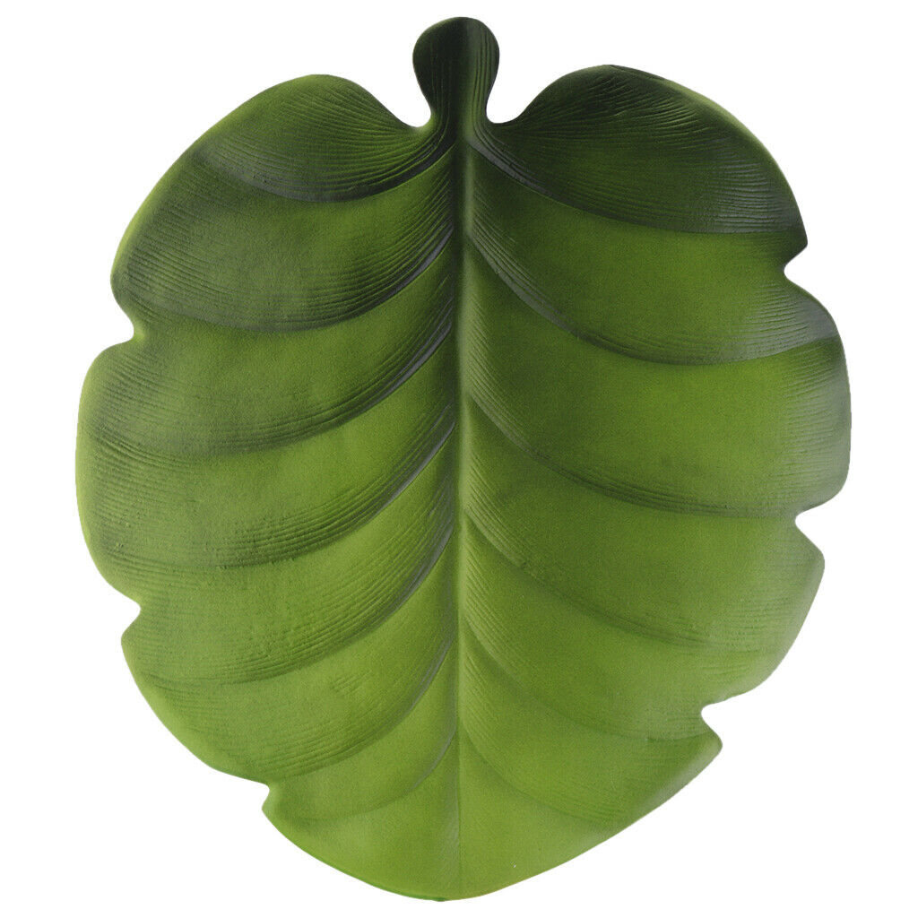 Artificial Monstera Leaves Tropical Palm Leaves Placemat Table Decoration B