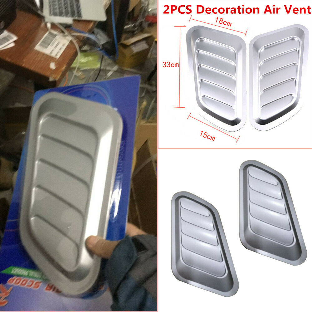 Autos Roof ABS plastic Decorative Air Flow Intake Hood Scoop Vent Bonnet Cover