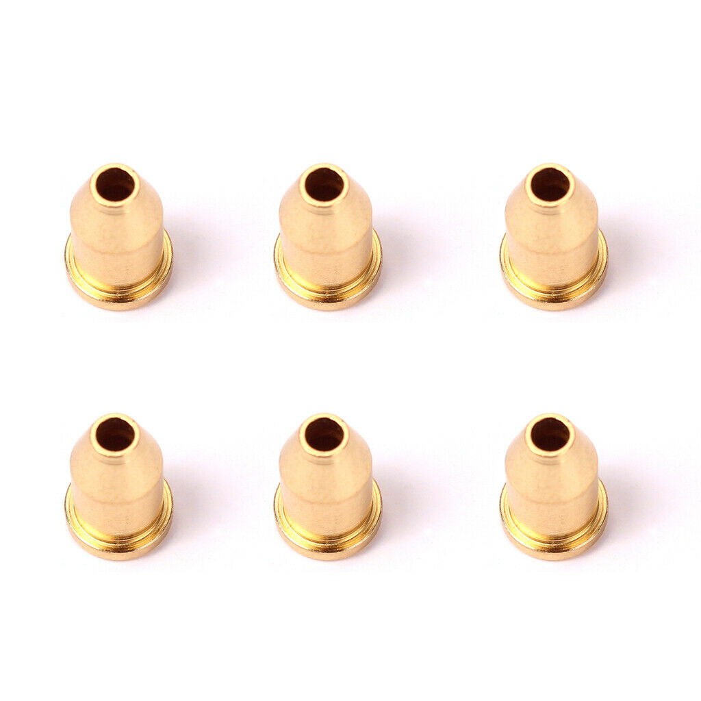 2x 6 Pieces Electric Guitar String Ferrules Bushing Guitar Parts Replacements