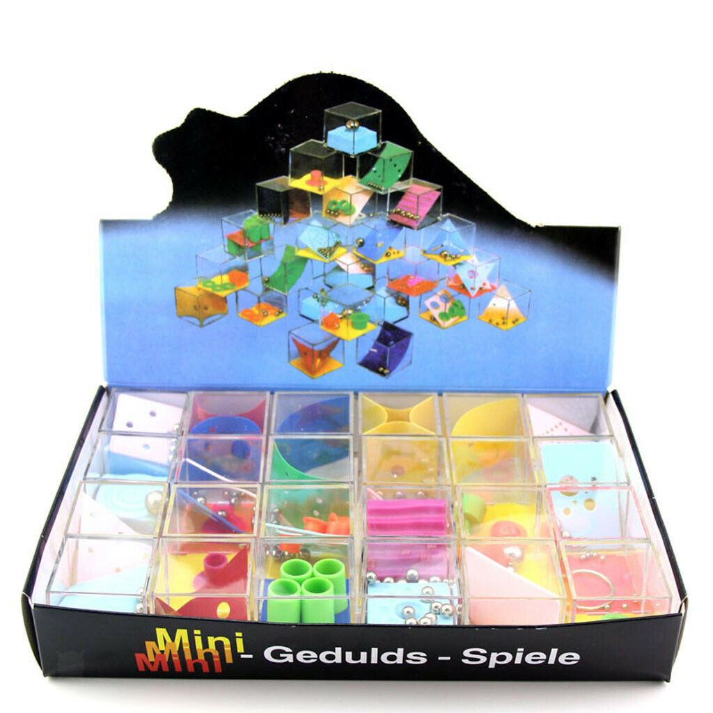 24pcs Childrens Party Favours Toys Bead Maze Puzzle Games Developmental Toys