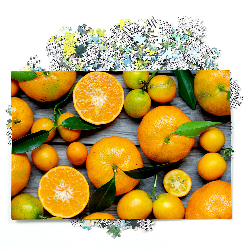 Orange Fruit 1000pcs DIY Paper Puzzles Jigsaw Educational Kids Adults Toys @