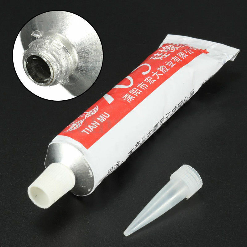 705 High Temperature Clear Silicone Rubber Sealant Adhesive Glue Glass Metal HOT