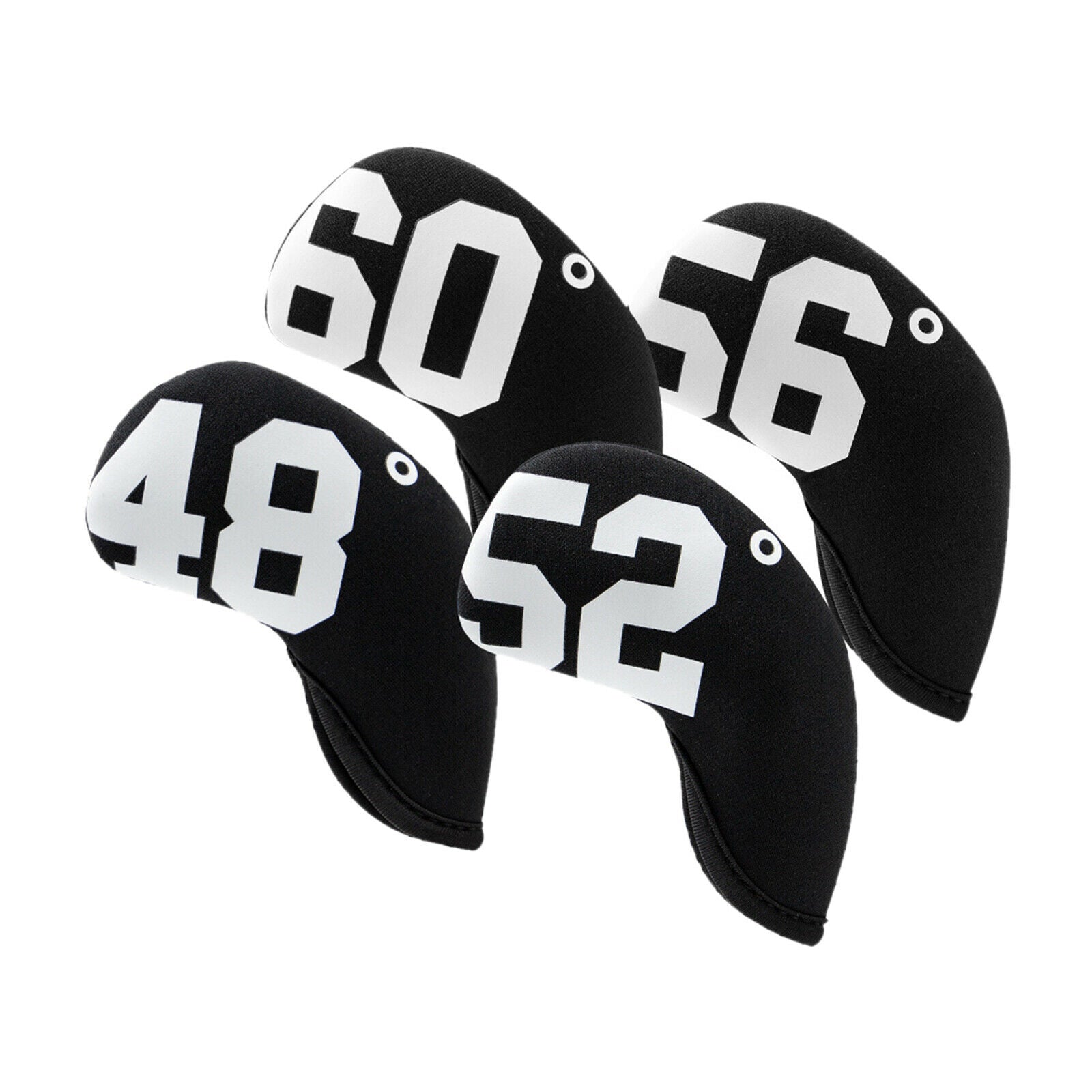 4x Golf Iron Headcover Wedges Protector Transport Anti-Scratch Wrap Guards
