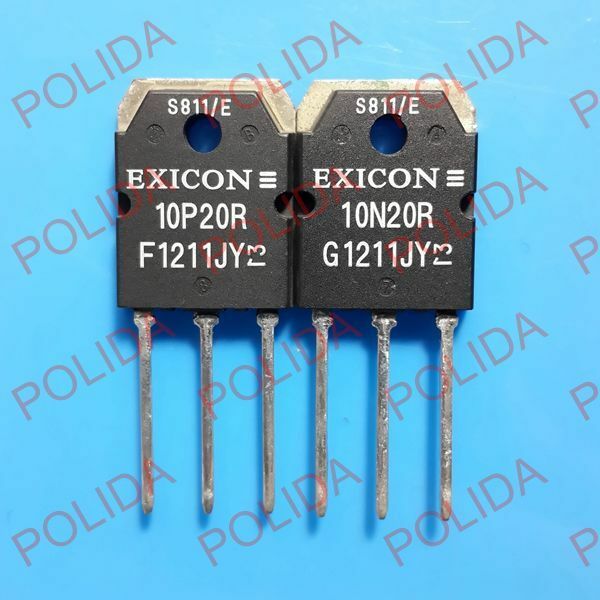 1pairs EXICON TO-247 ECX10P20R/ECX10N20R ECX10P20/ECX10N20 10P20R/10N20R