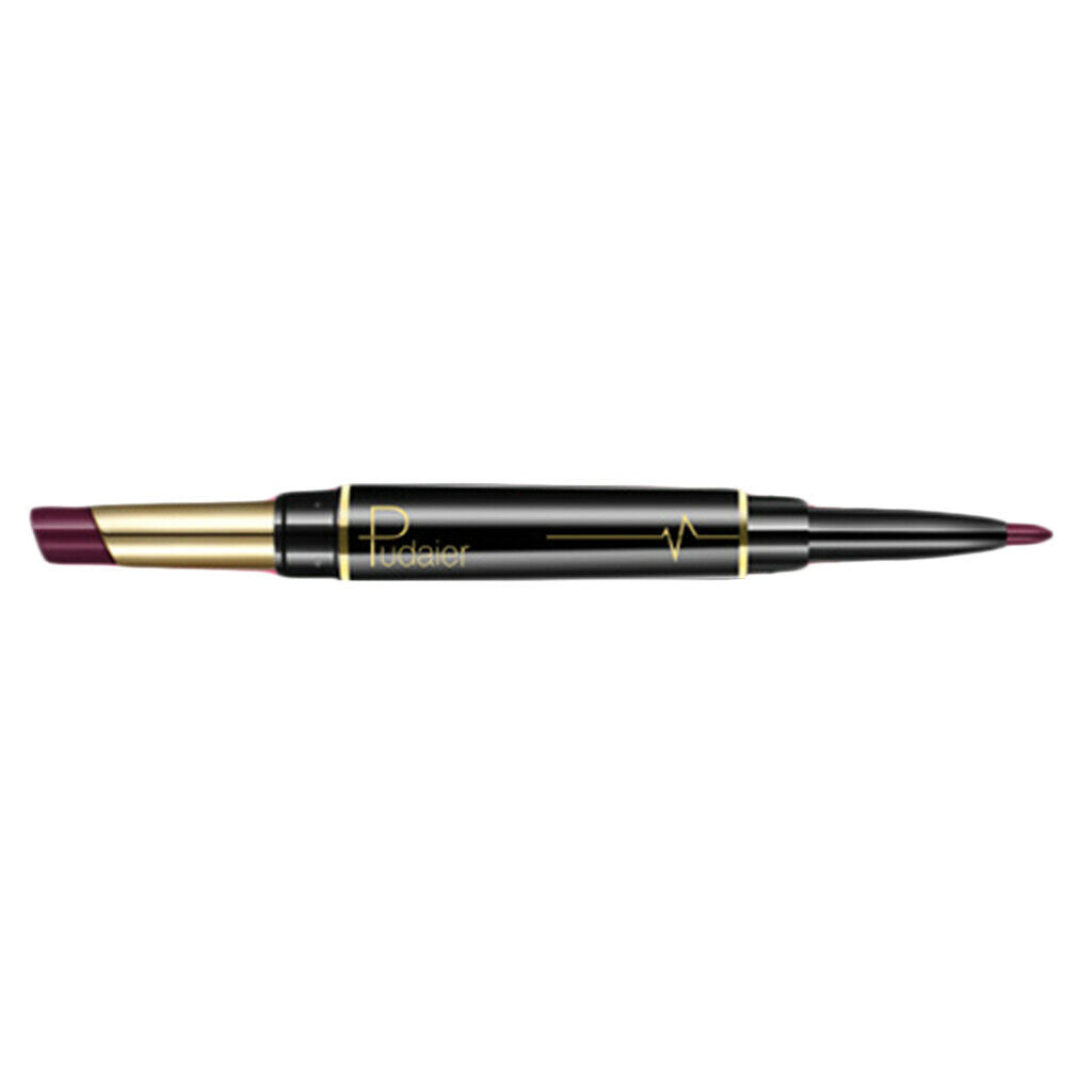 Double Head Long Lasting Waterproof Lipstick Pen Matte Lip Liner Make Up 16