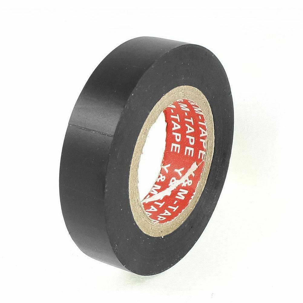 1 Roll 20M PVC Electrical Wire Insulating Adhesive DIY Tape Black DAT 16mm Wide.
