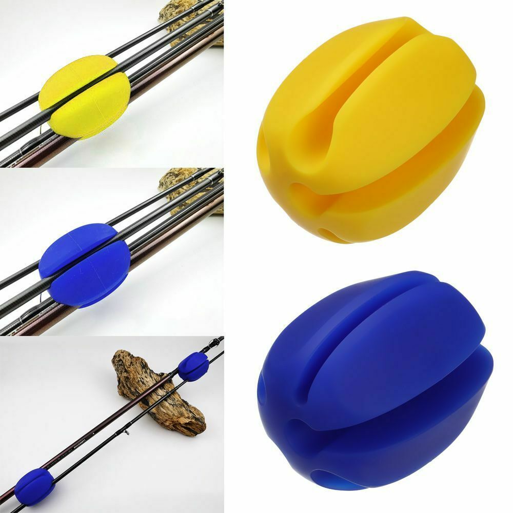 egg-shaped Belt Fishing Rod Tie beam Prevent rod collision tool rod Fastener