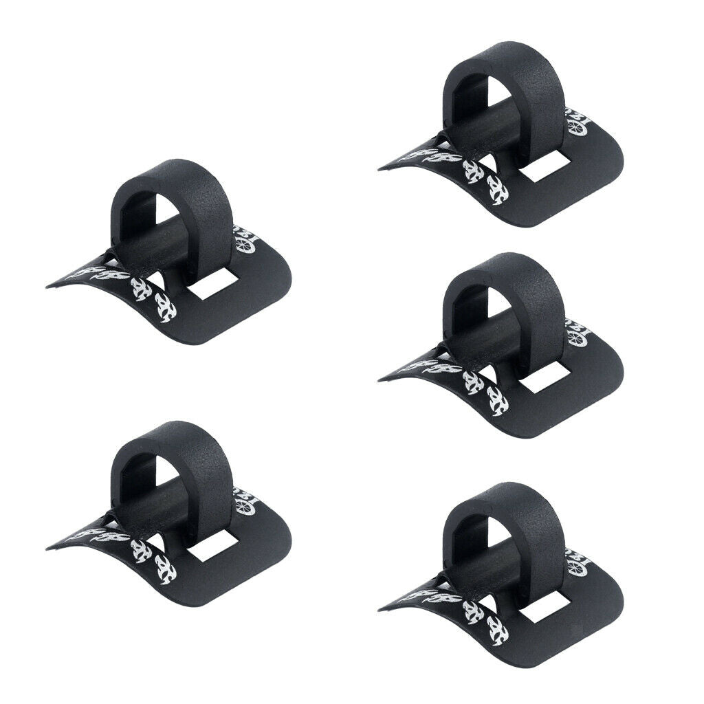 Bicycle Bottom Bracket Cable Guide Plate + C-Clips Clamps Housing Hose Guide, 5