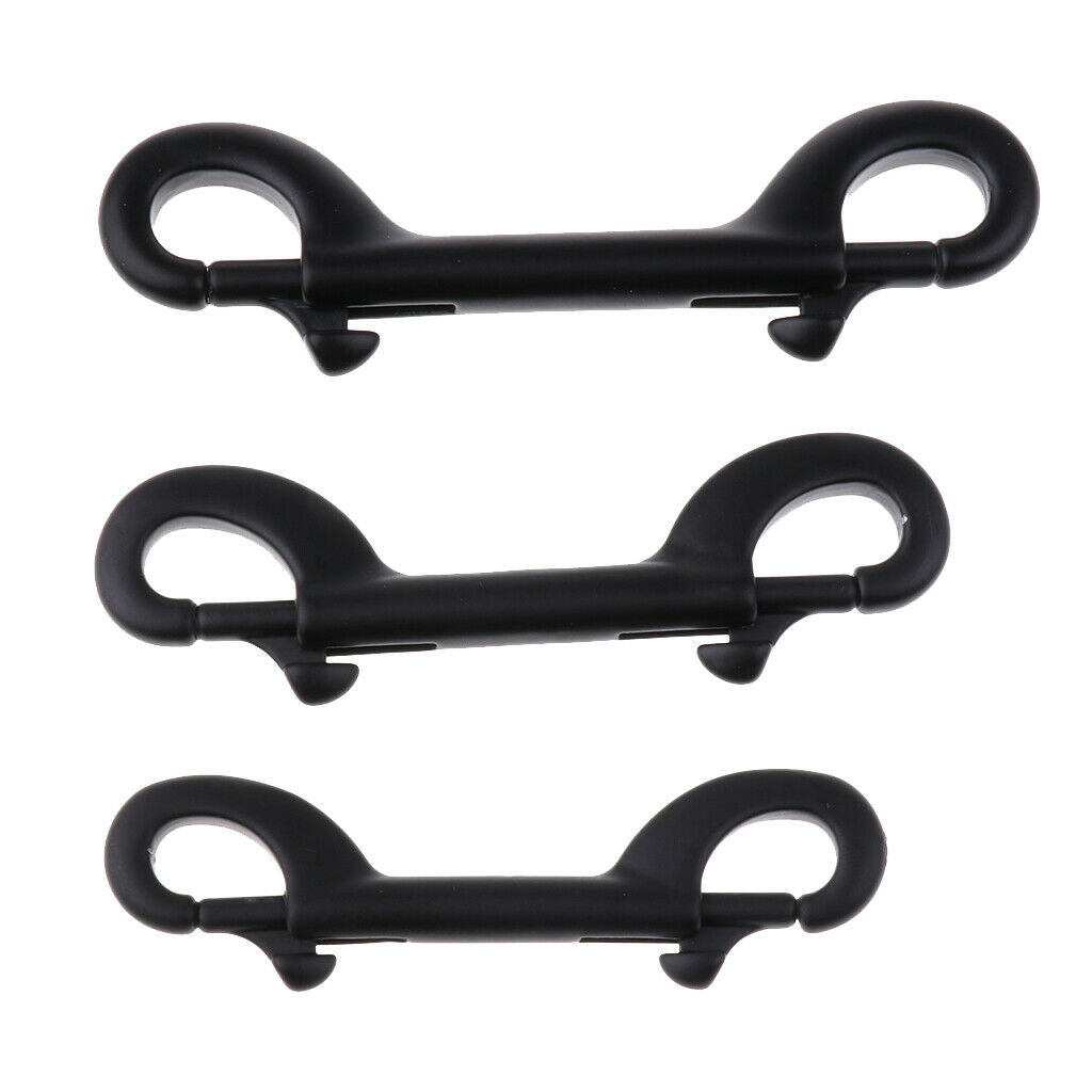 Scuba Diving Stainless Steel Double Ended Bolt Snap Buckle Metal Clip 90mm