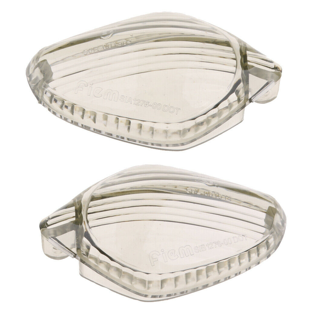 90x50x20mm 4pcs Motorbike Turning Indicator Lens For  Grey