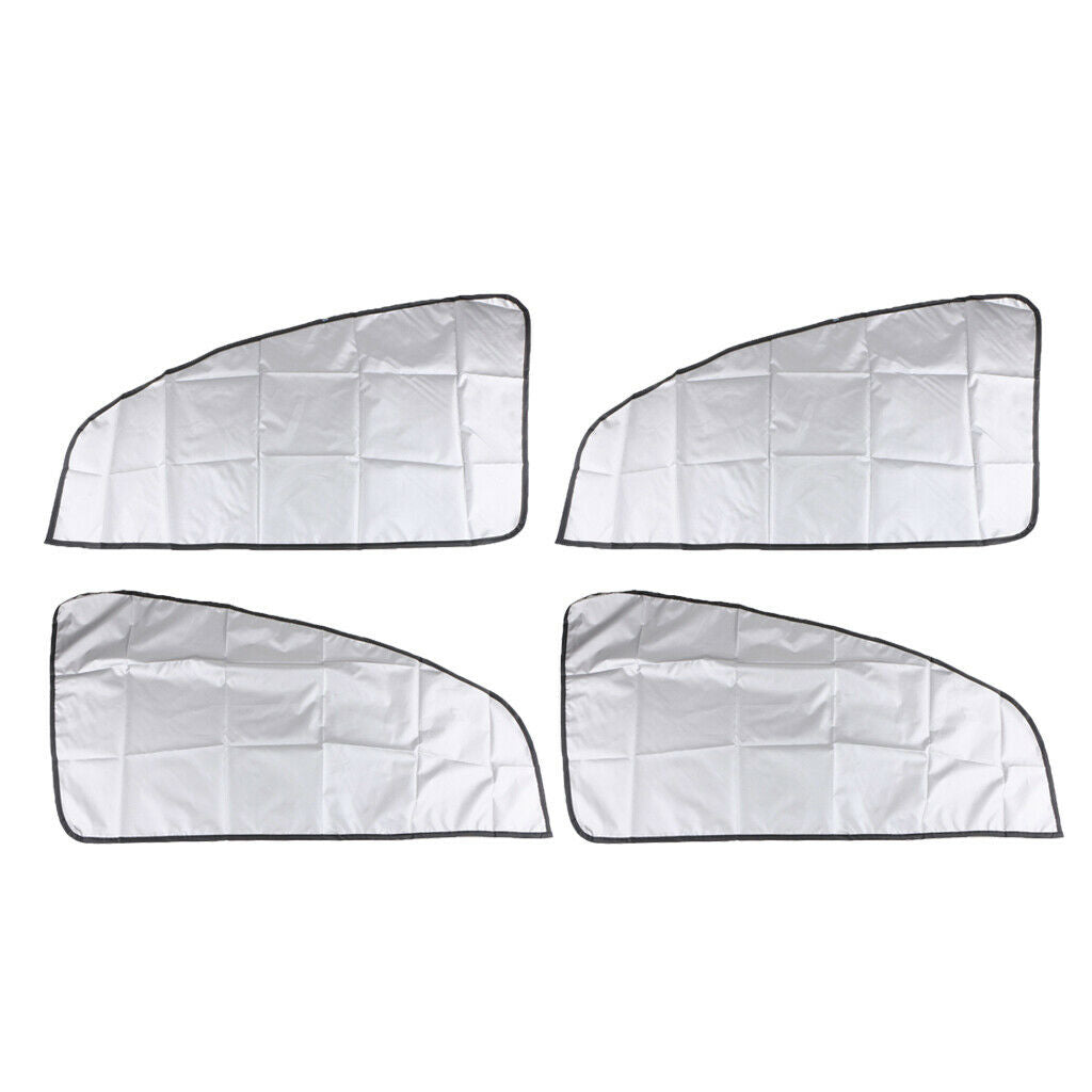 4 Pack of Windshield Sunshade  Sun Side Window Shade Visor  Curtains Shield for