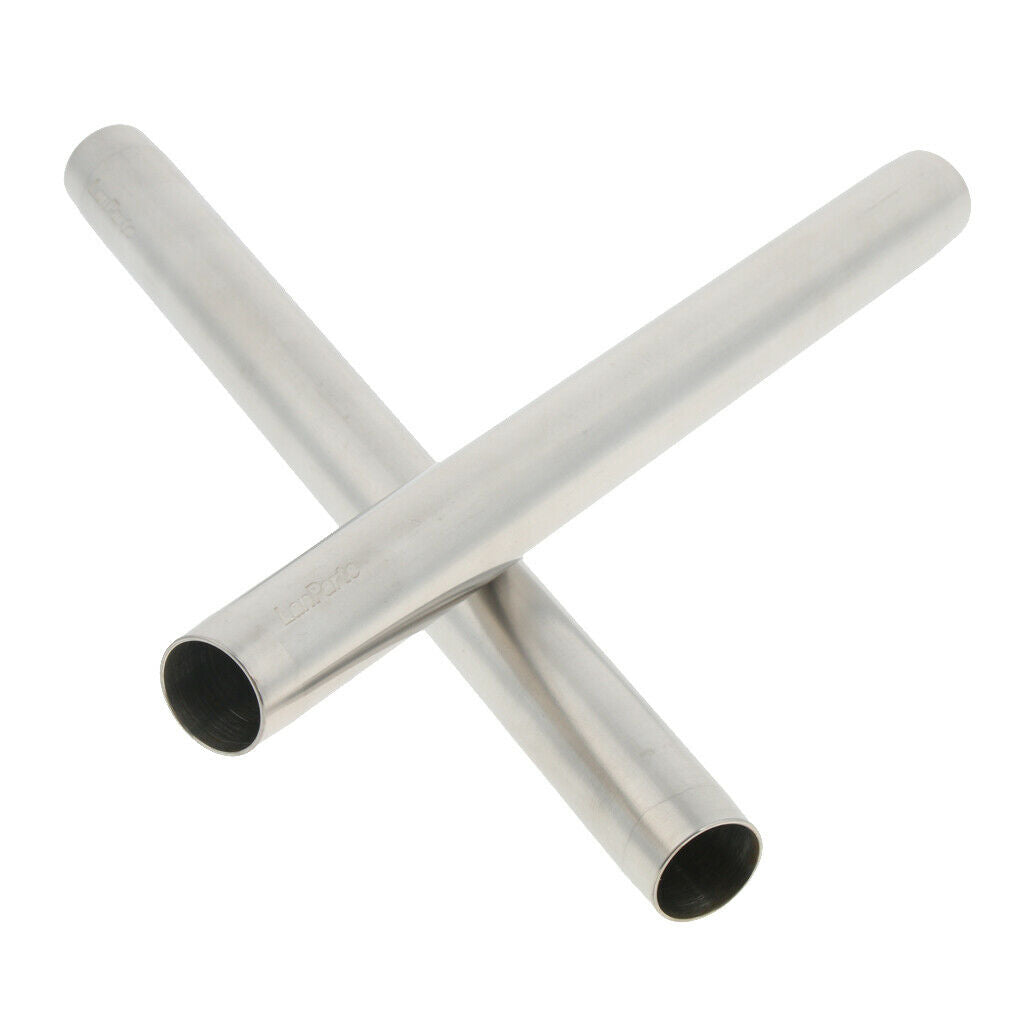 2 Pieces 19mm Stainless Steel Extension Rod for DSLR Support Shoulder Rig 200mm