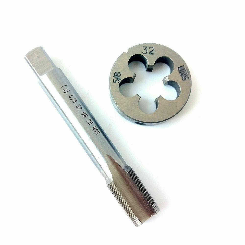 1pcs 5/8 -32 tap + 1pcs 5/8 -32 die UNF British US made right hand taper