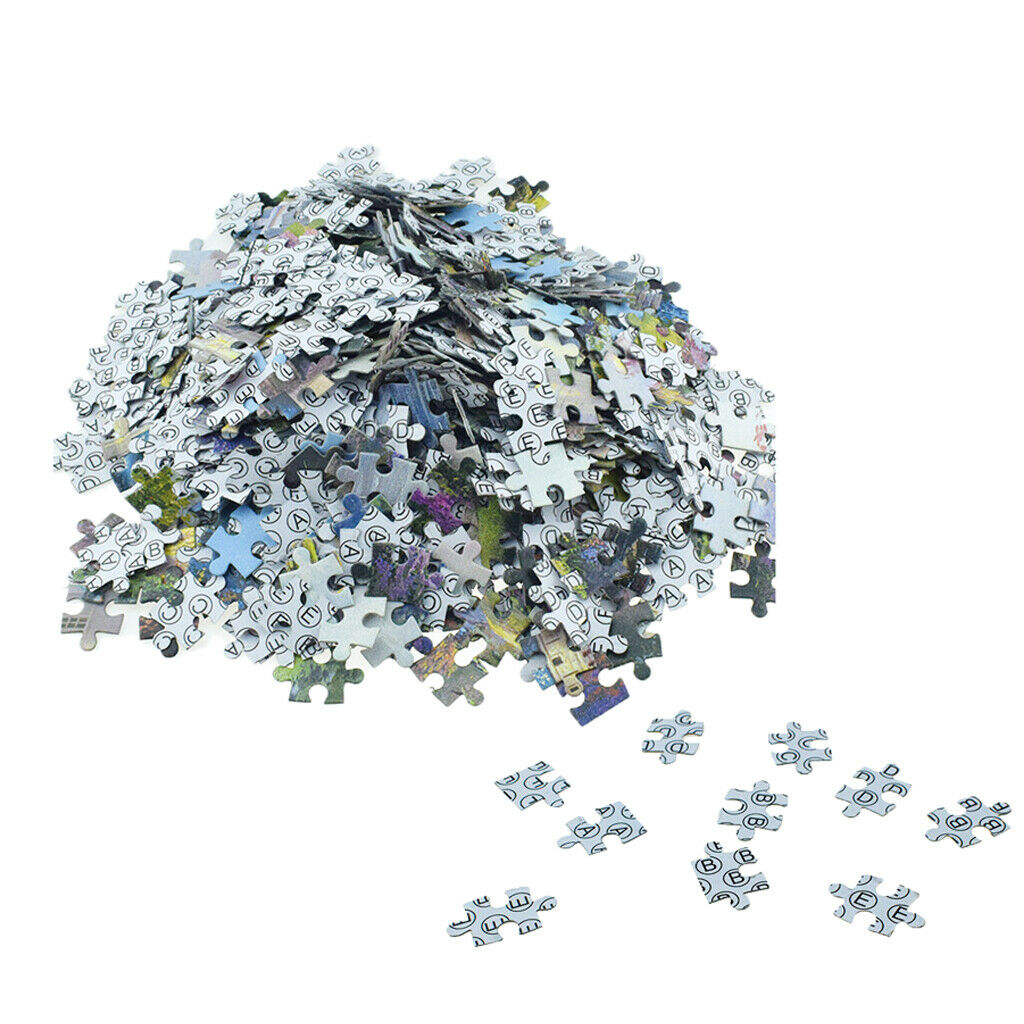 1000 Pieces DIY Jigsaw Assembling Landscape Toys Games Decor 50x75cm K