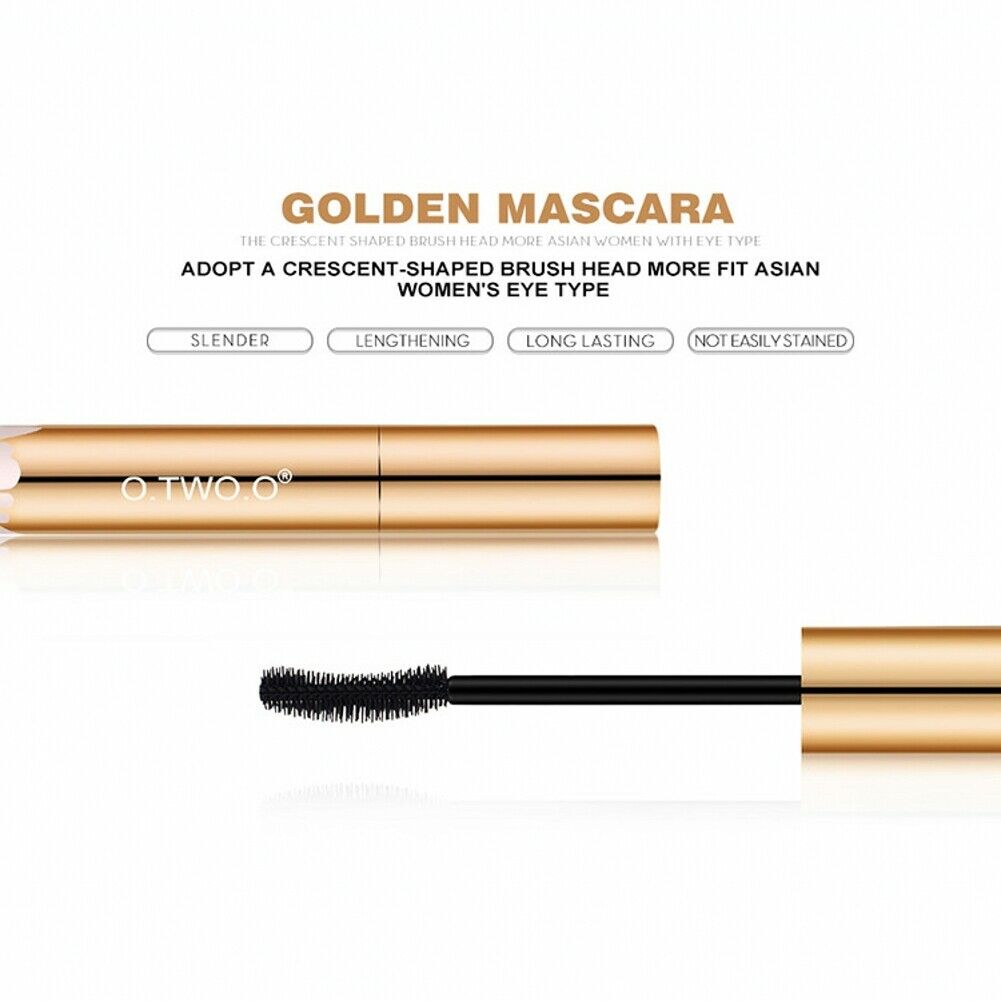 Black Mascara Thick Curling Lengthening Eyelash Extension Brush Lash Makeup Tool