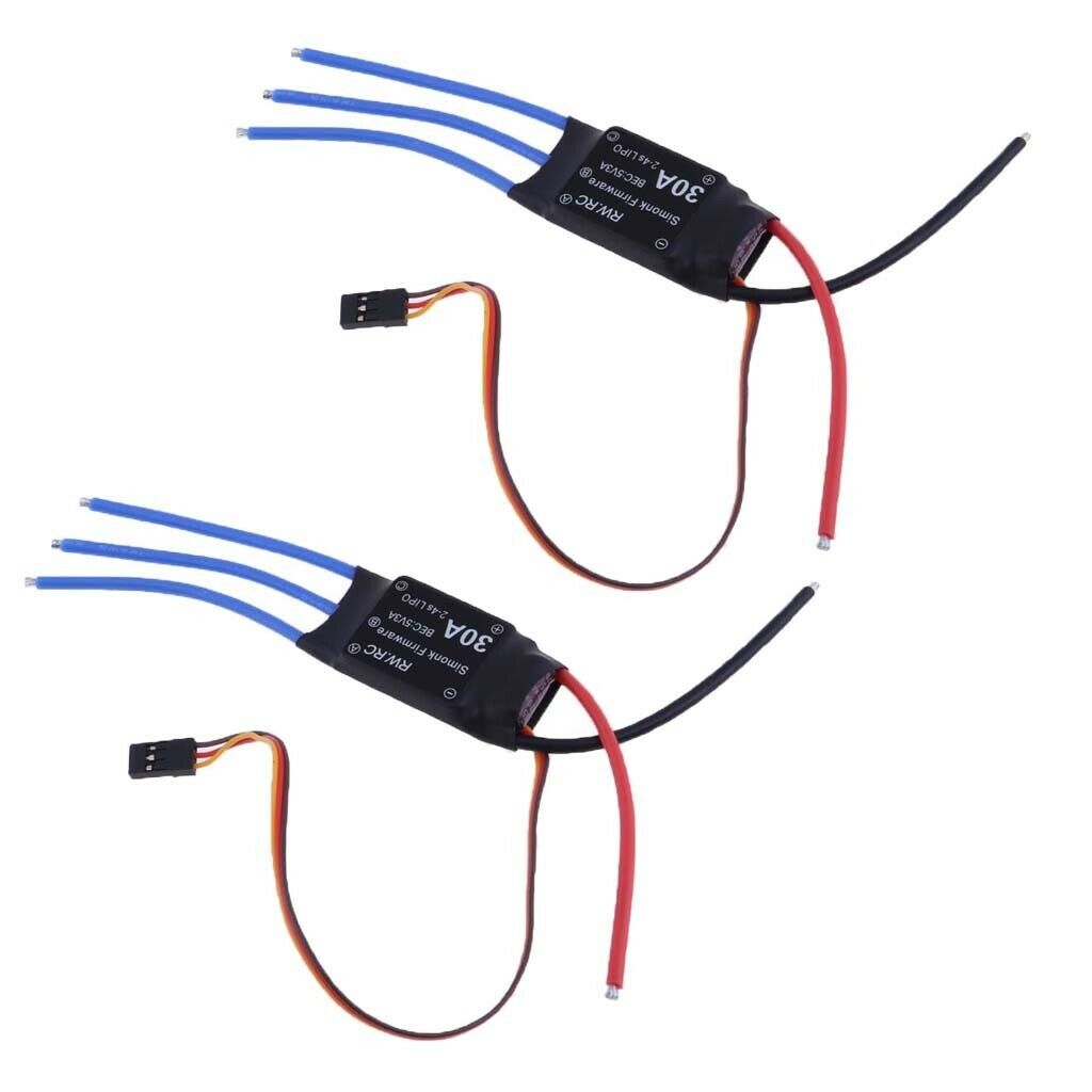 30A 2-4S Brushless ESC 5V 3A Speed Control For RC  Racing Drone Parts