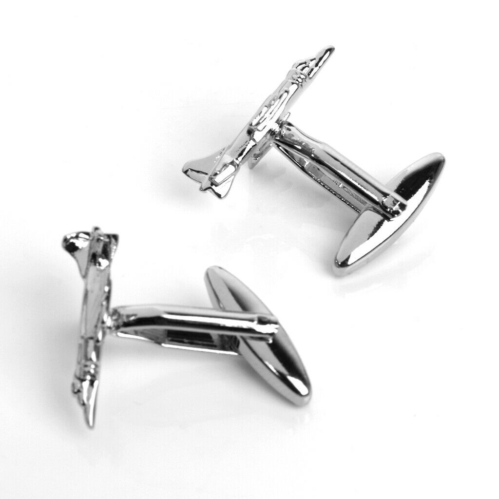 2x Marines Plane Men's Suit Shirt Shirt Cuff Link Cufflinks