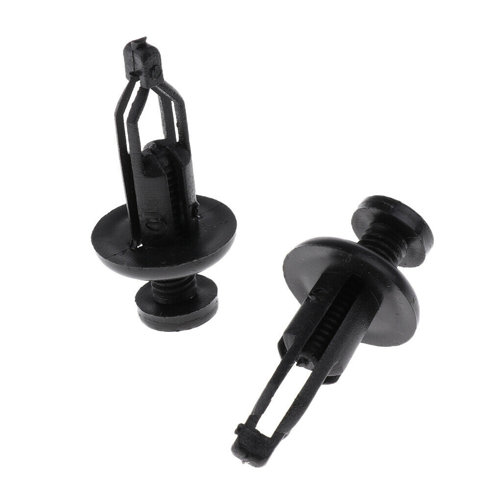 100 Pieces Car Door Fastener Fender Bumper Rivet Mouldings Trim Push Clips