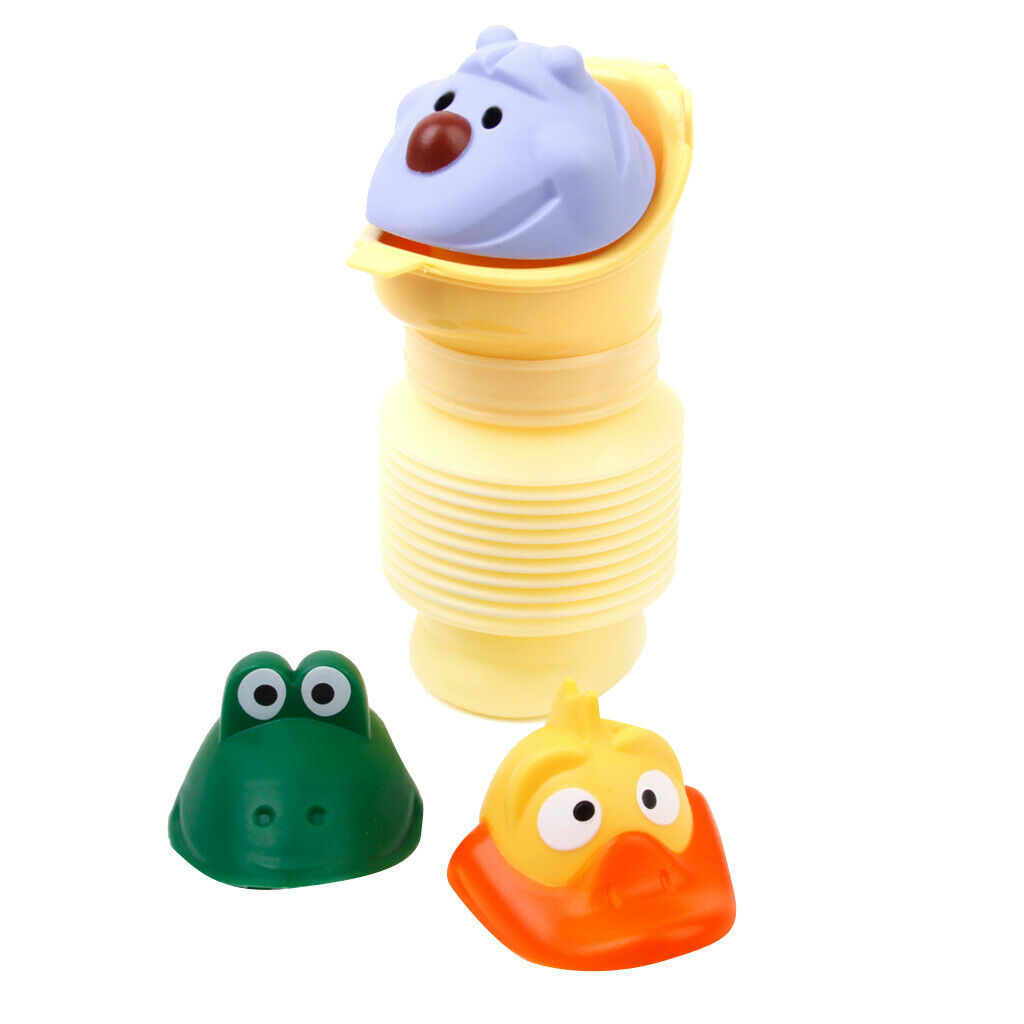 Portable Potty Travel Urinal Cartoon Car Toilet Pee Unisex Children