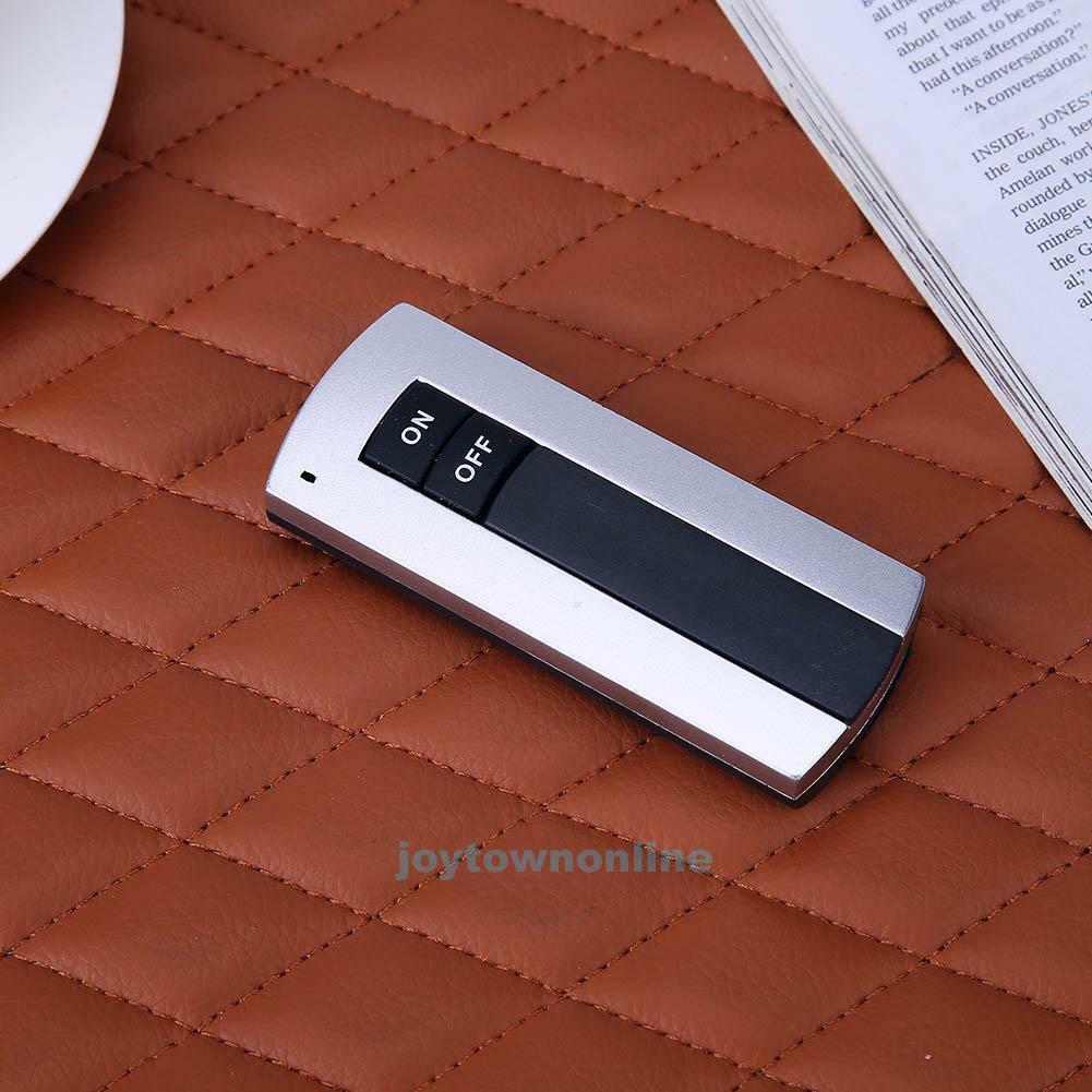 Wireless Light Switch w/ Receiver for LED Lamp 220V ON/OFF RF Remote Controls US