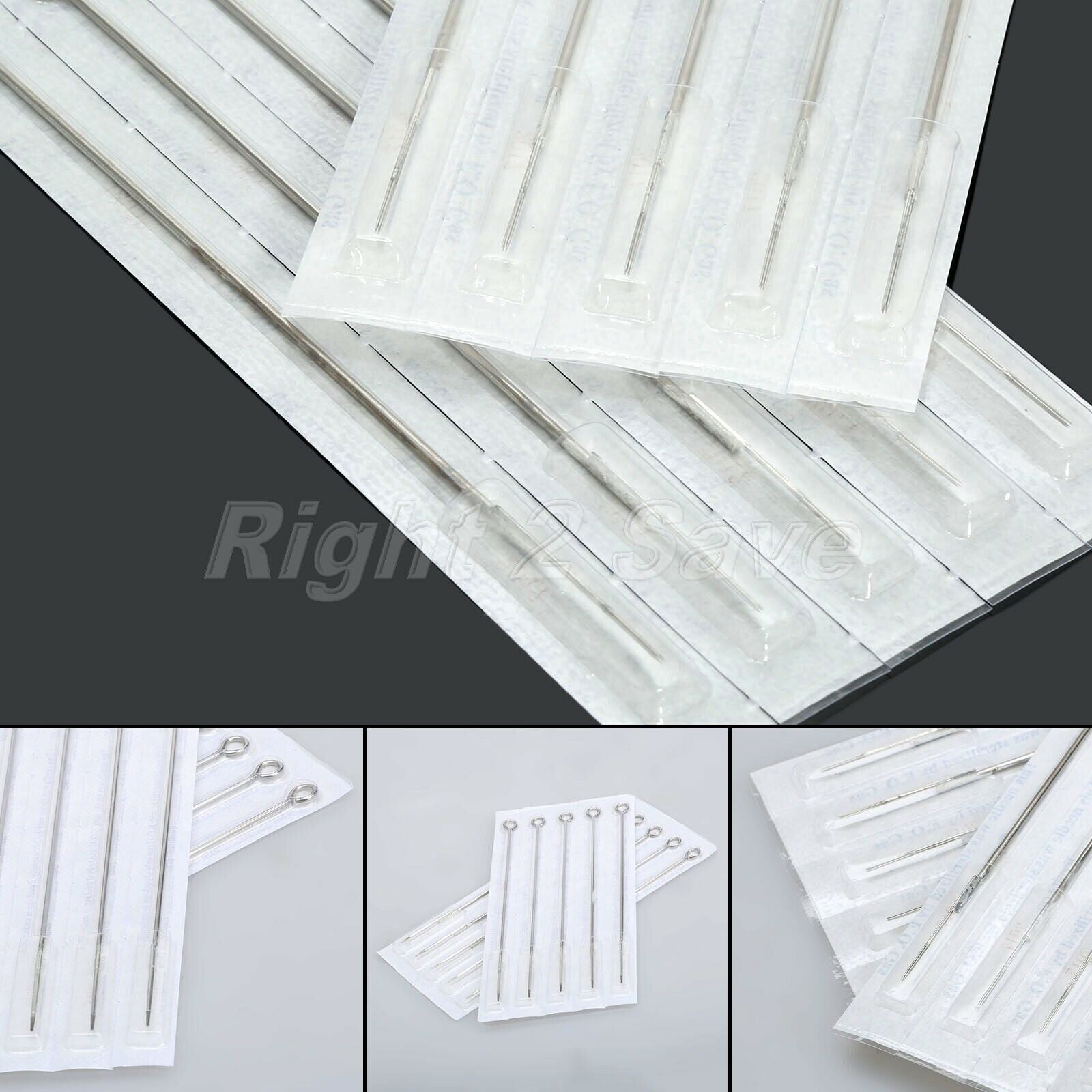 10pcs 5RS Tattoo Needles Body Art Disposable Sterilze Blade Stainless Steel