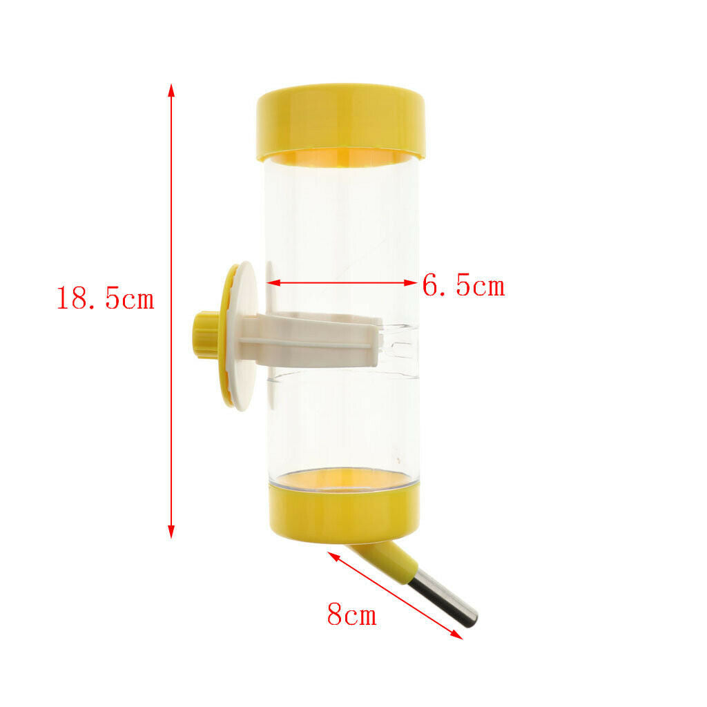 Portable Pet Cage Hanging Water Bottle Dog Cat Lightweight Water Dispenser