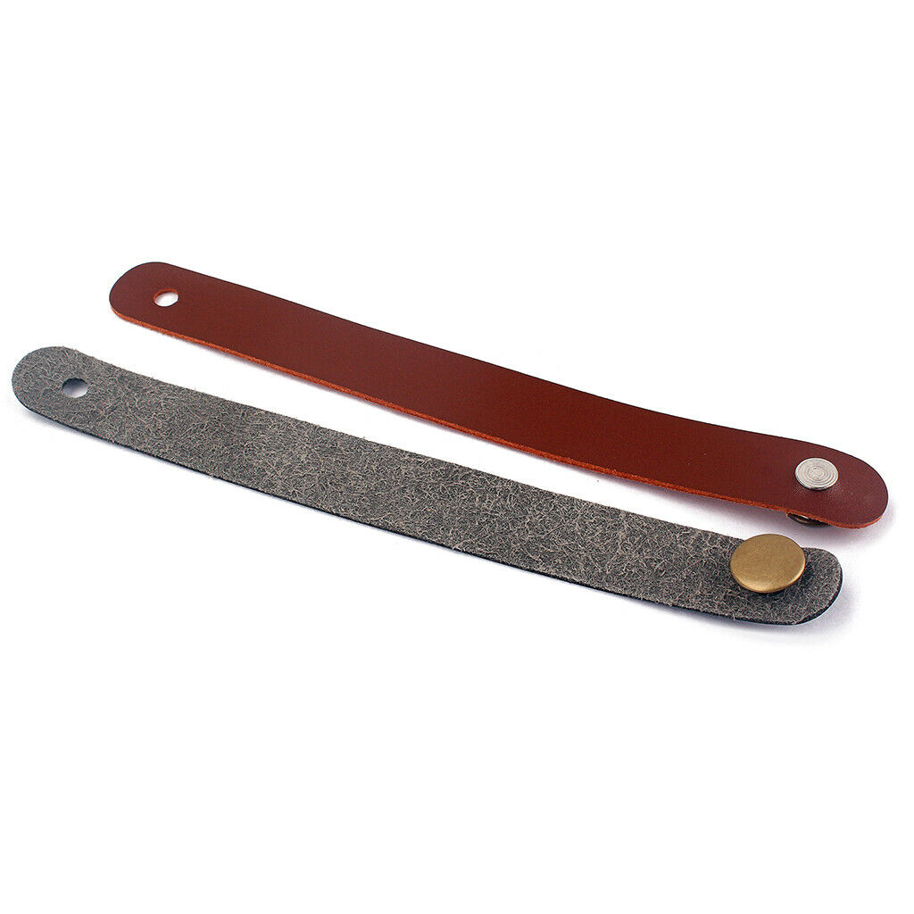 Synthetic Leather Band Button Hook for Acoustic Guitar