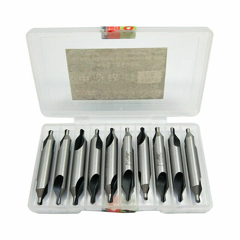 5pcs Φ3 High quality 3mm Premium HSS Center Drill 60° Combined Countersink TOOLS