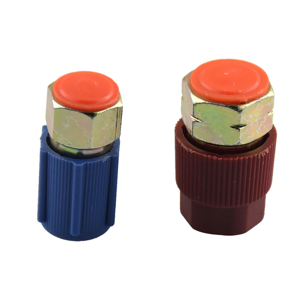 Pair AC R12 to R134A Quick Couplers Connectors Adapters Conversion High and Low