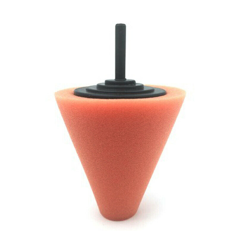 4PCS Foam Sponge Burnishing Polishing Cone Shaped Buffing Pads For Car Wheel Hub
