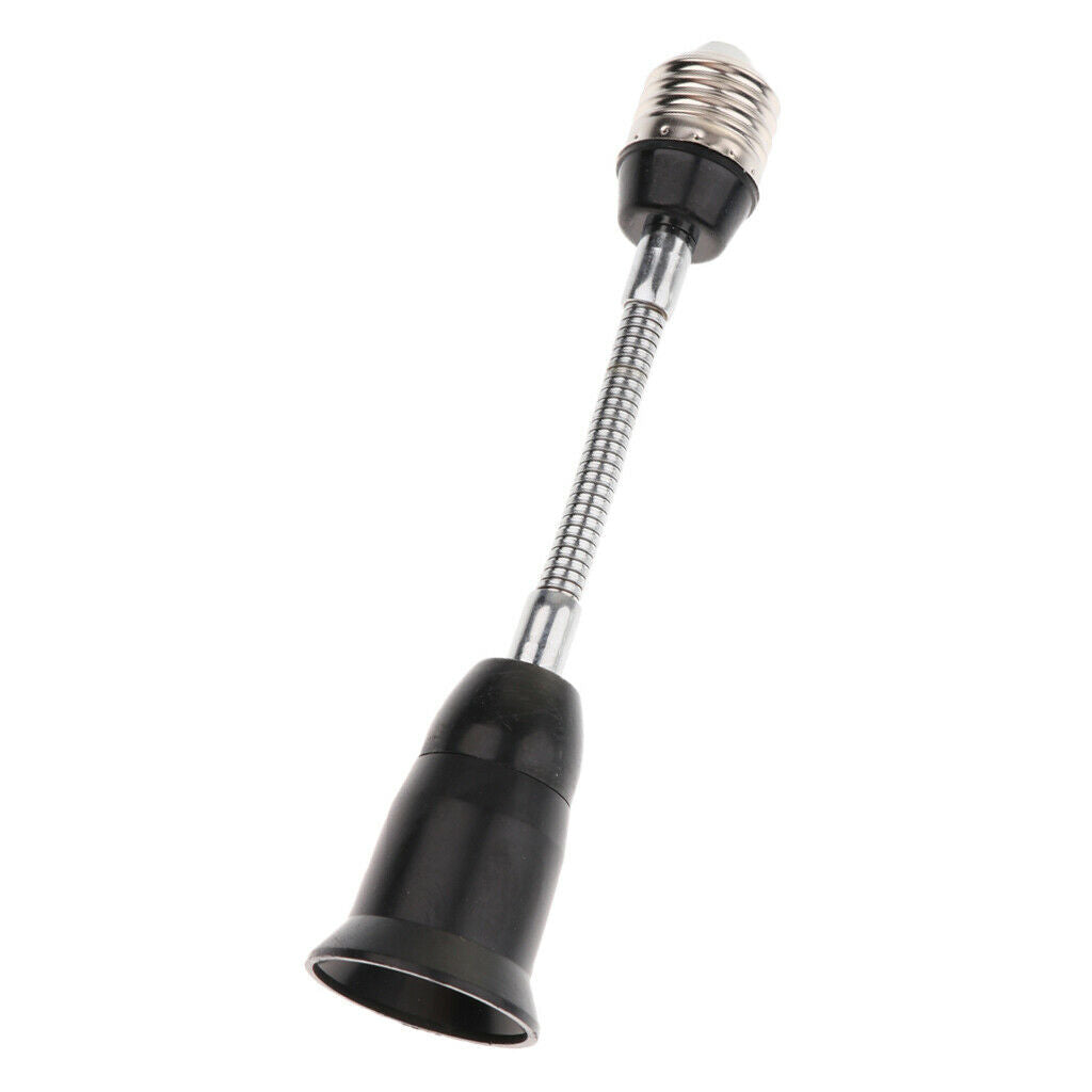 E27   Extension Adjustable Medium Light Bulb Socket Converter