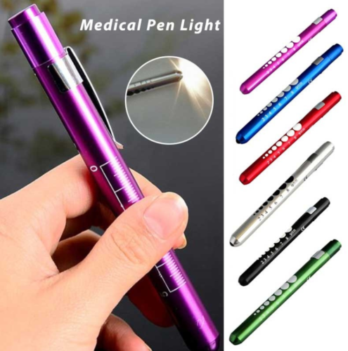 Mini First Aid LED Pen Light Flashlight Torch Doctor Nurse EMT Emergency Tool ~