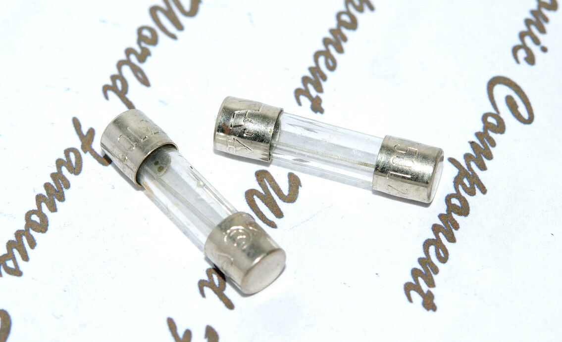 10pcs - WICKMANN T 50mA (0.05A)  250V 5x20mm time-lag Glass Fuse