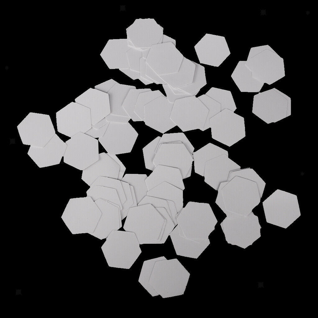 100x White Paper Quilting Templates Patchwork Template 26mm DIY Supplies