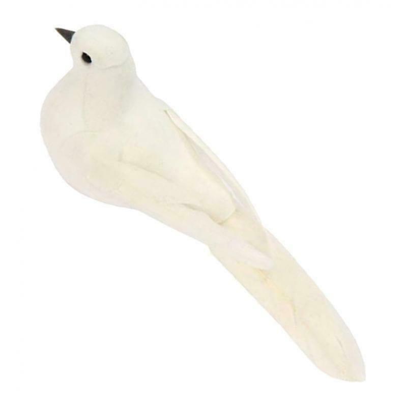 Set of 5 Artificial Birds Pigeon Outdoor Garden Pond Decor Ornament Figures