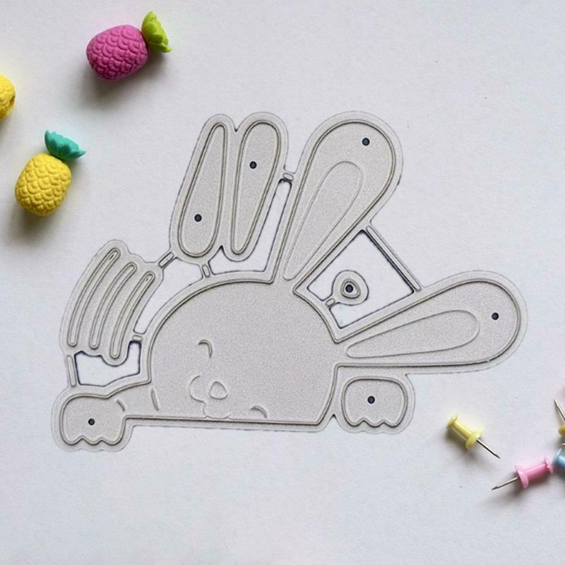 Rabbit Metal Cutting Dies Stencil DIY Scrapbooking Album Paper Template
