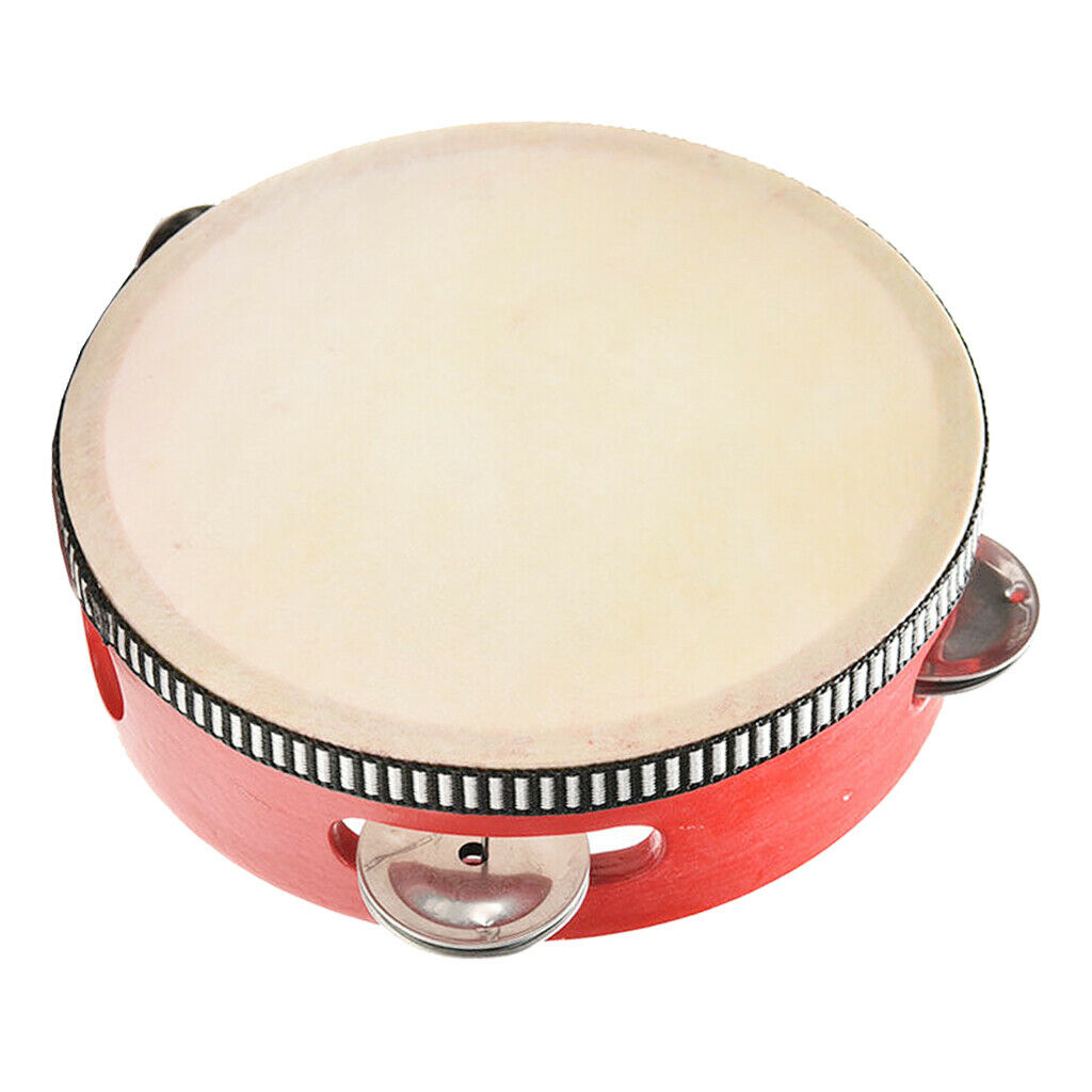 6 inch TAMBOURINE Percussion Drum Tamborine Children Musical Educational