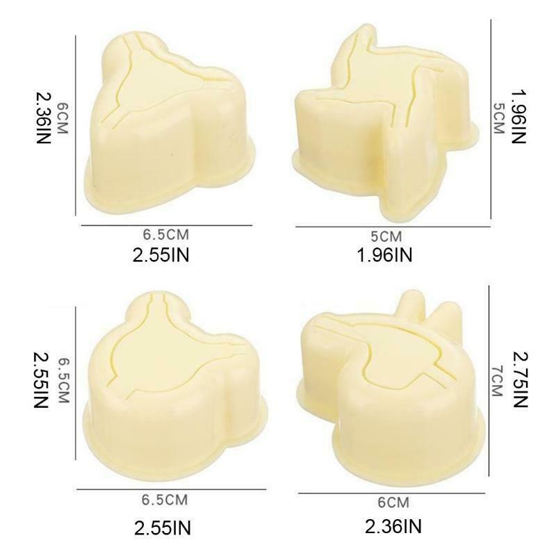 4 Pcs High Cost Performance Non-stick Sushi Molds Picnic Kitchen for Bento Boxed
