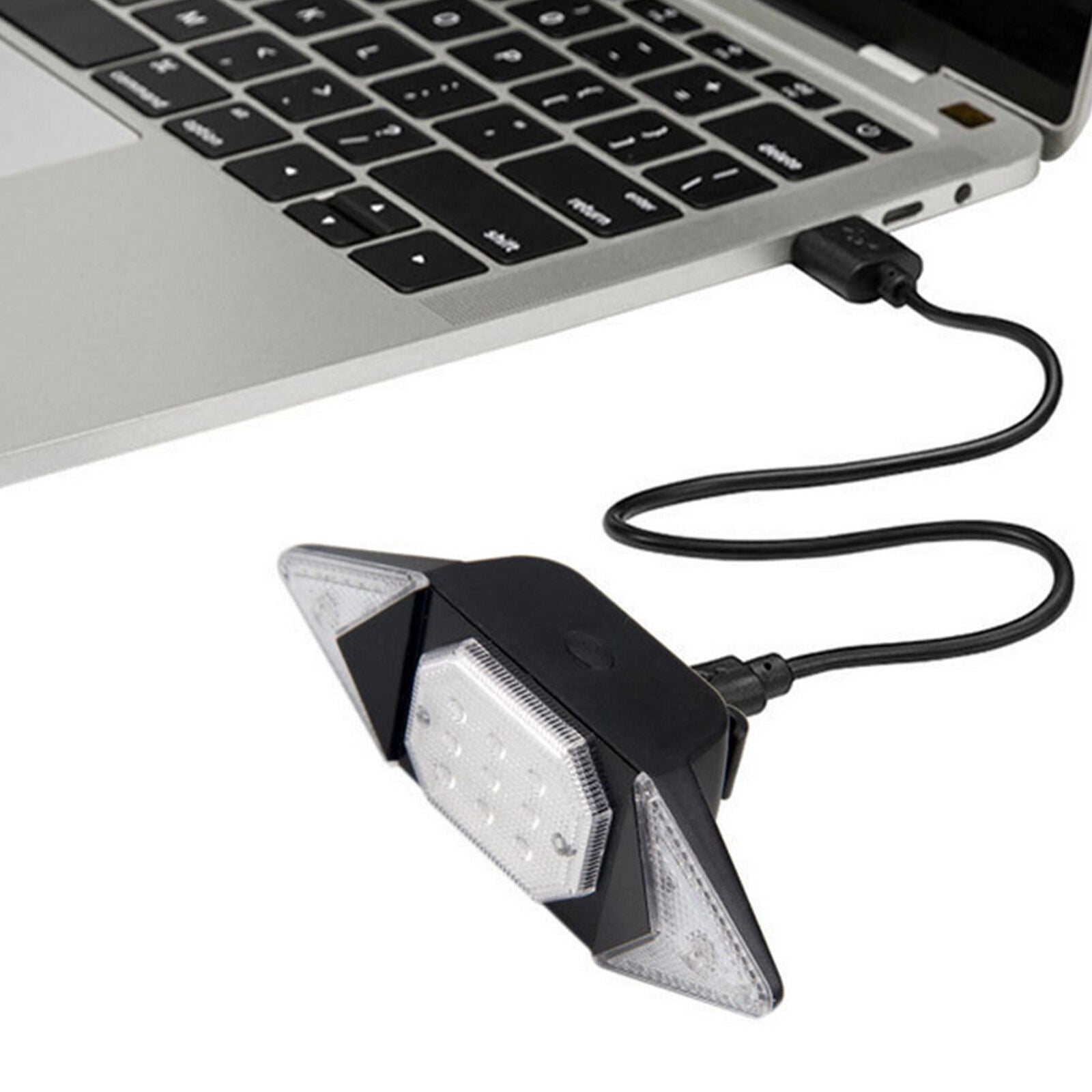 LED Bicycle USB Indicator Bike Rear Tail Turn Signal Light Wireless Remote
