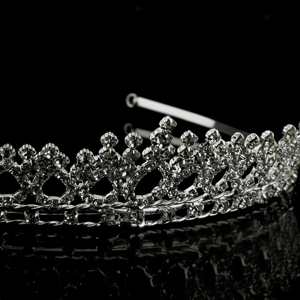 Crystal Rhinestone Wedding Party Bridal Headband Crown Tiara Hair Jewelry
